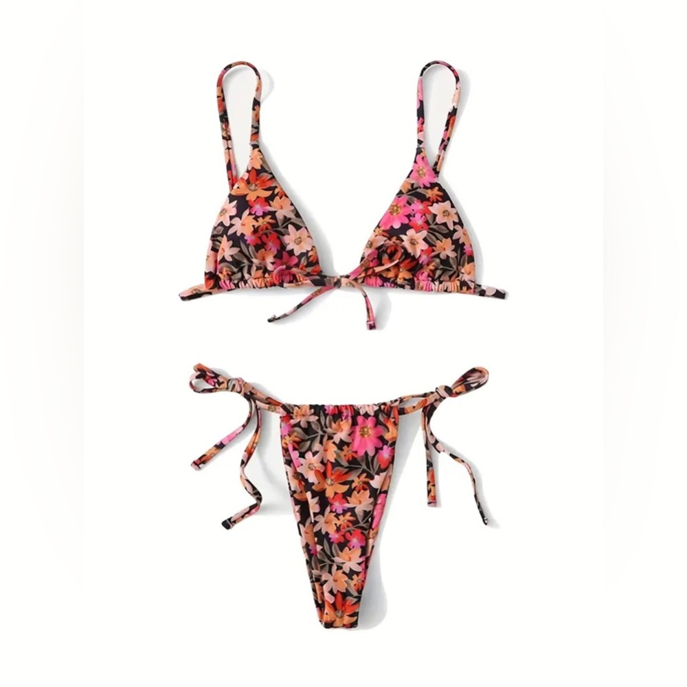 Floral Bikini Swimsuit Set